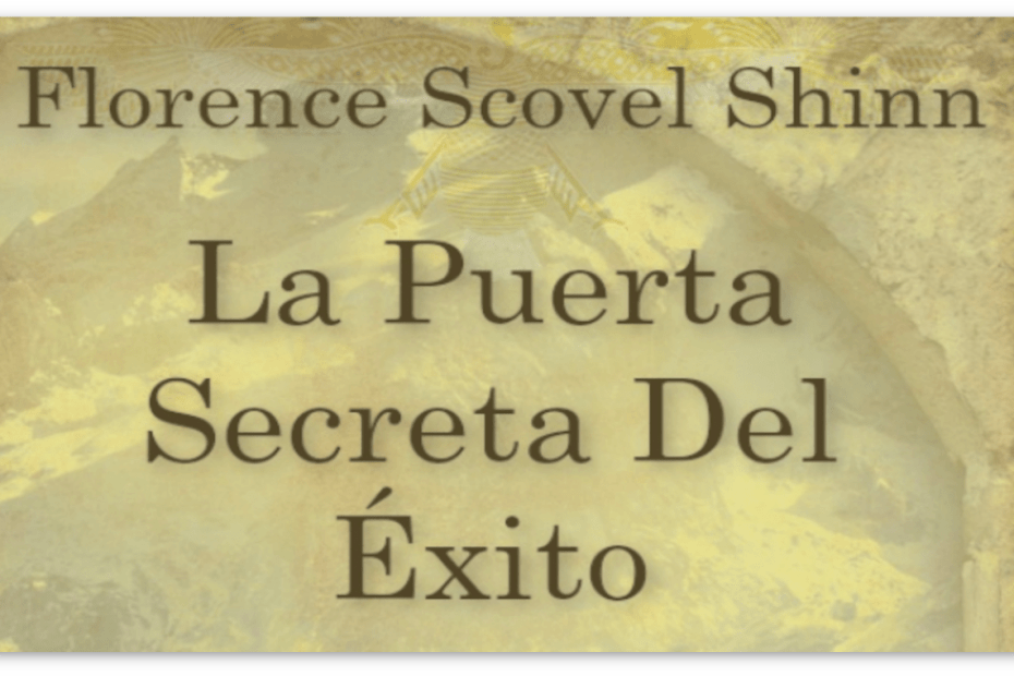 La puerta secreta del éxito, PDF, Florence Scovel